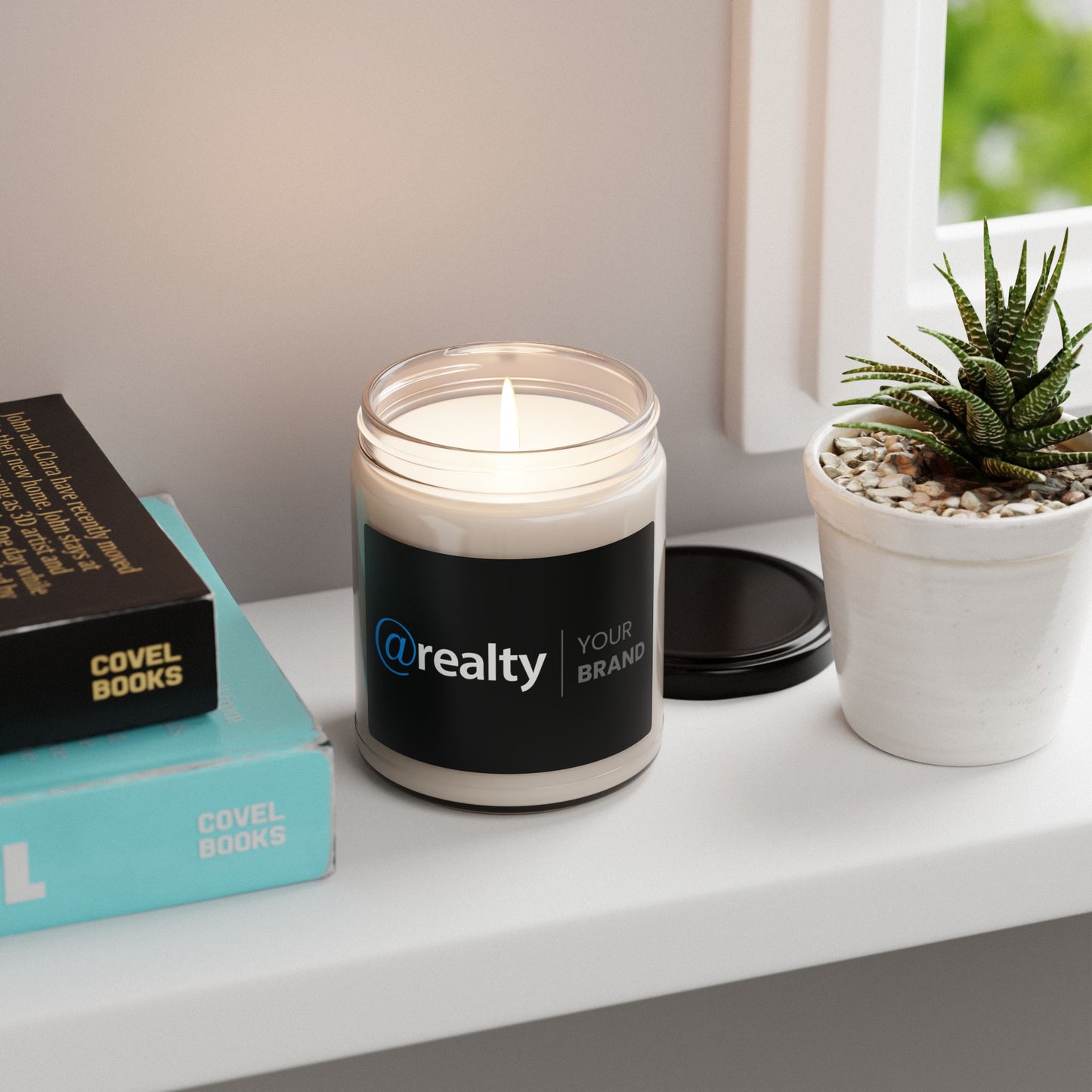 Co-Branded Scented Soy Candle, 9oz