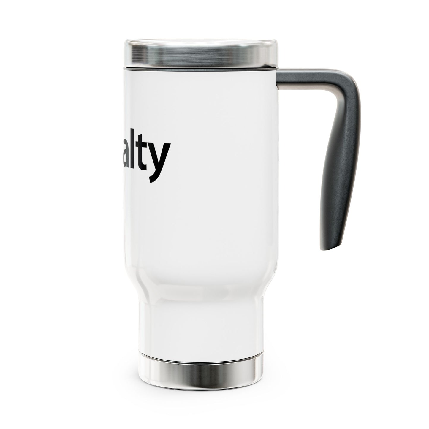 Stainless Steel Travel Mug with Handle, 14oz