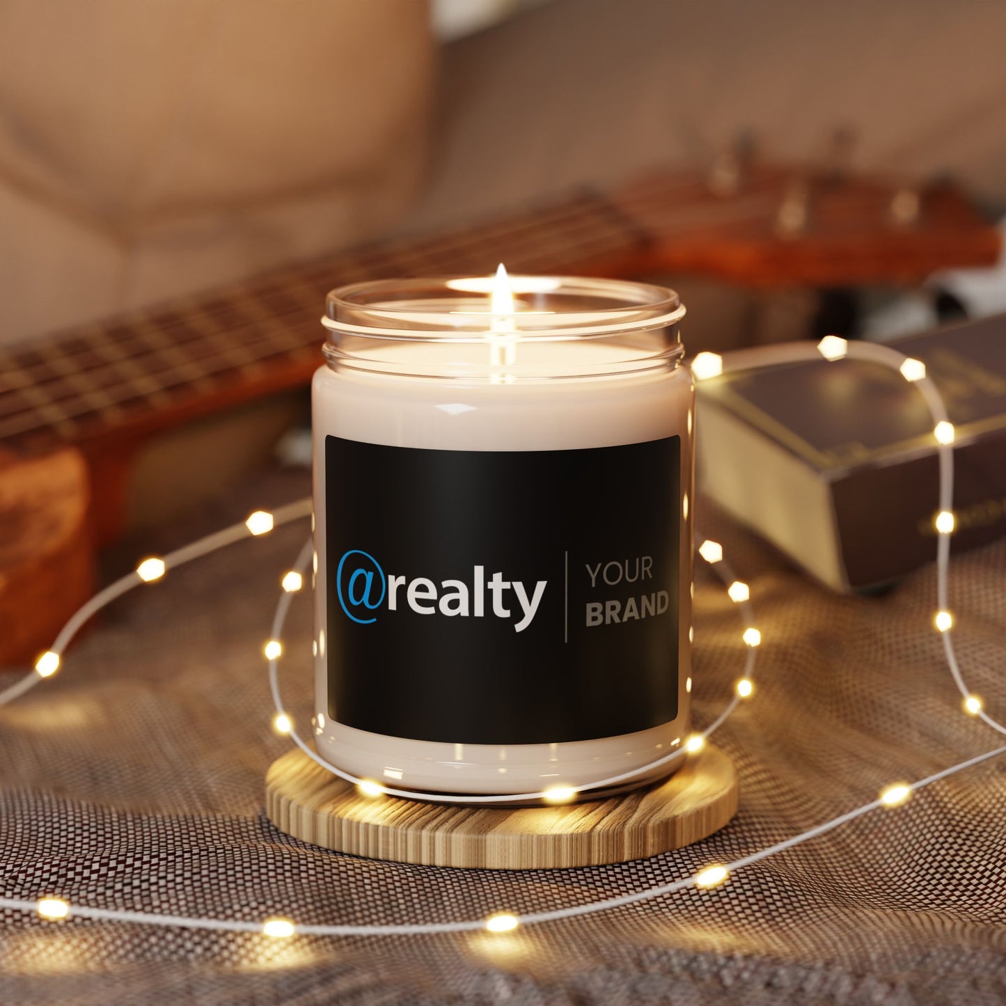 Co-Branded Scented Soy Candle, 9oz