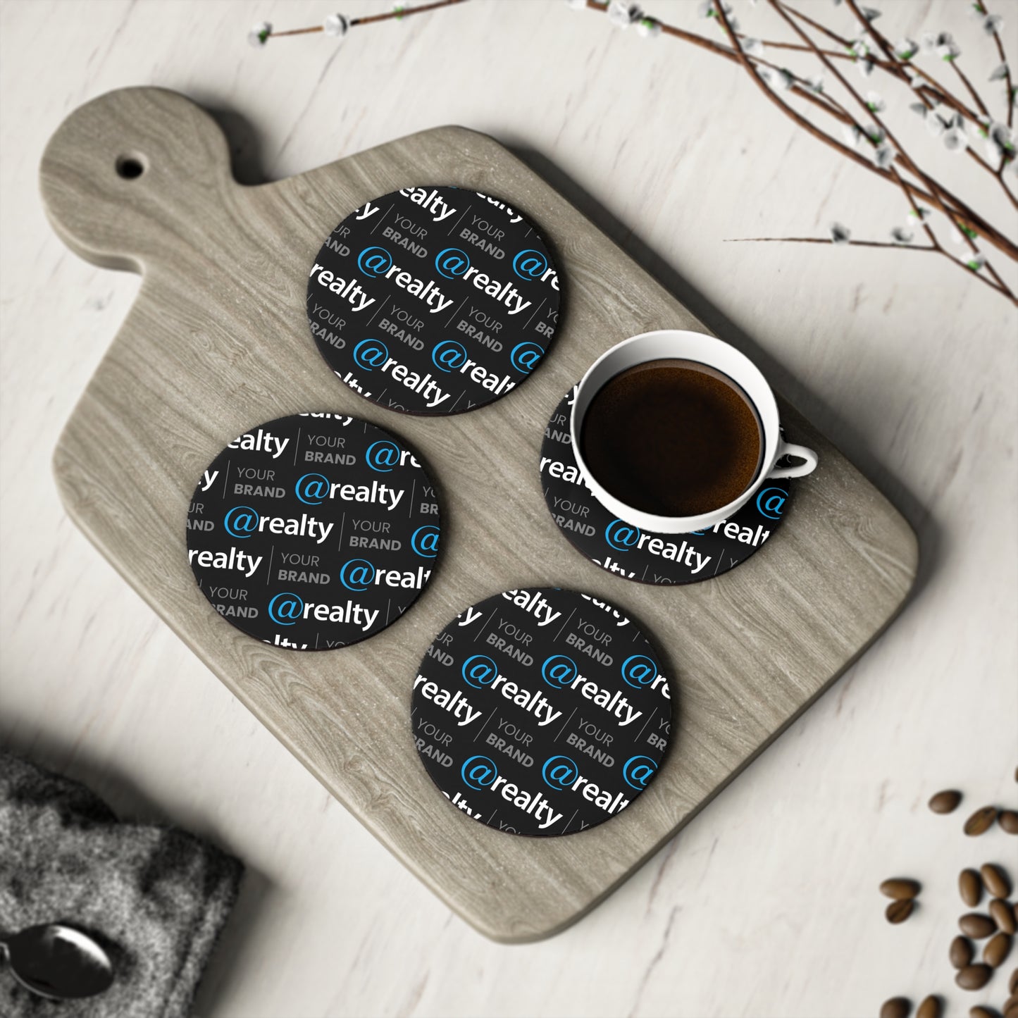 Co-Branded Coasters