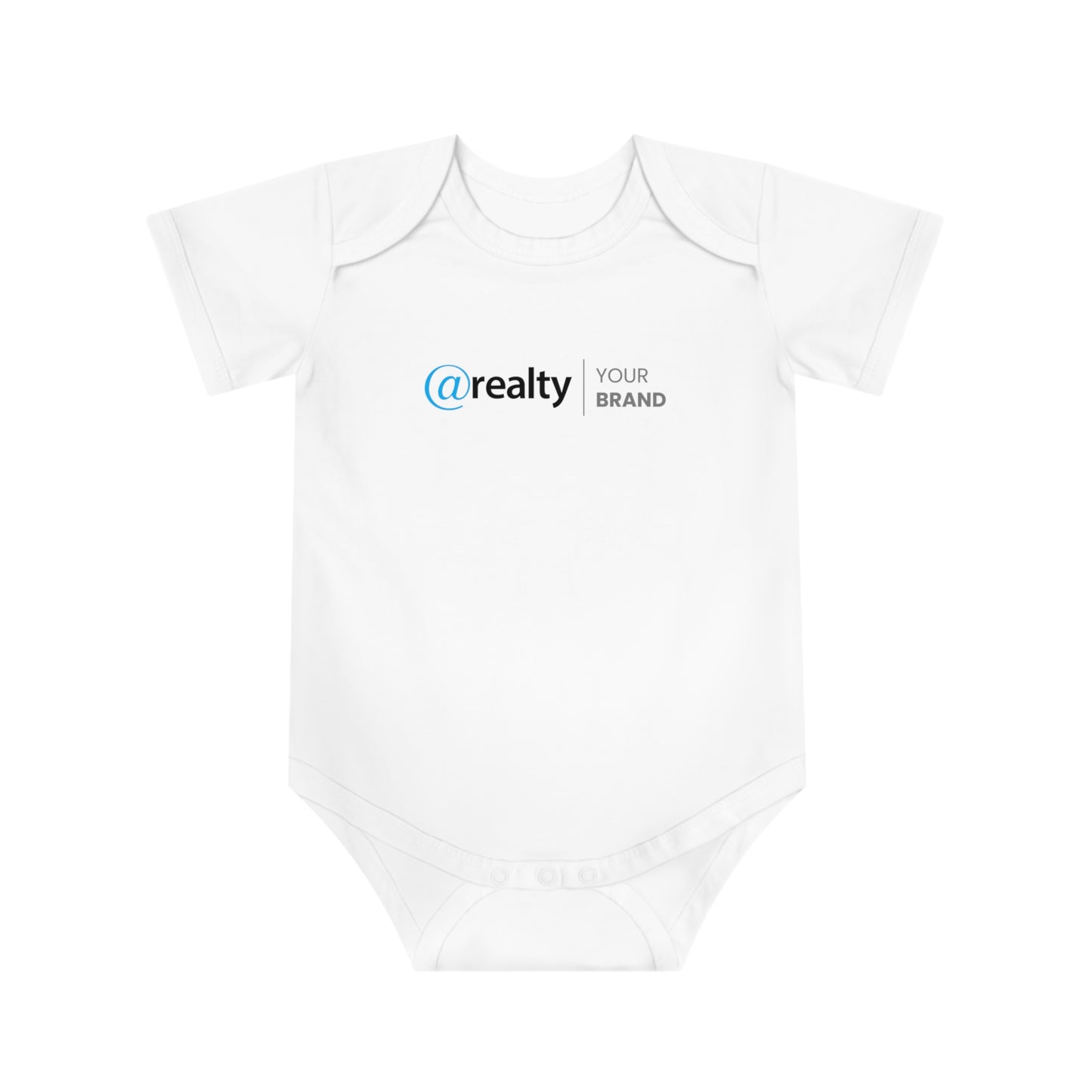Co-Branded Baby Short Sleeve Bodysuit