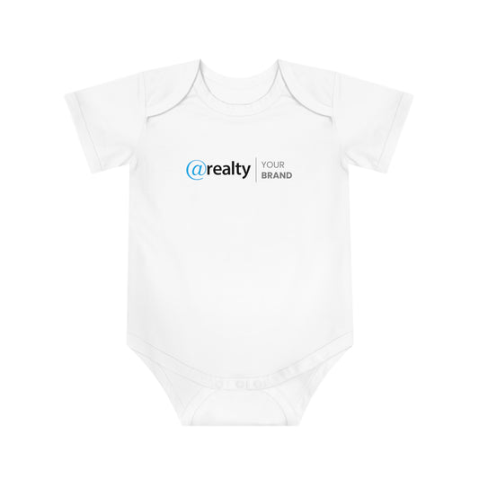 Co-Branded Baby Short Sleeve Bodysuit
