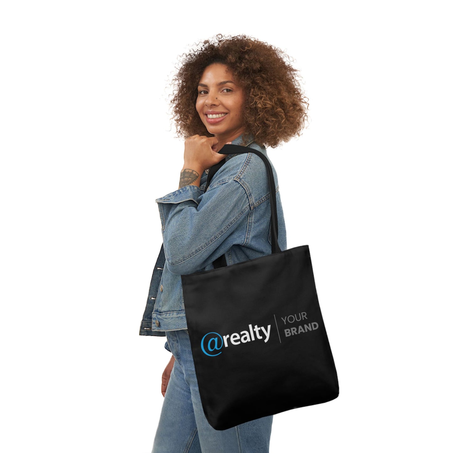 Co-Branded Canvas Tote Bag, 5-Color Straps