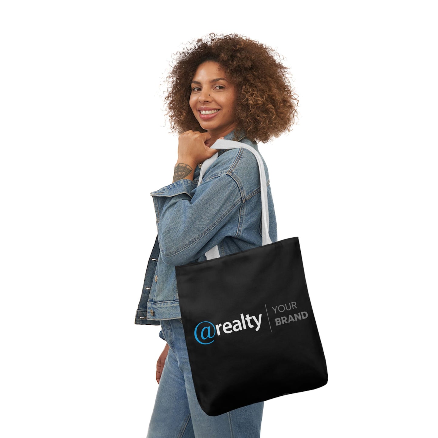 Co-Branded Canvas Tote Bag, 5-Color Straps
