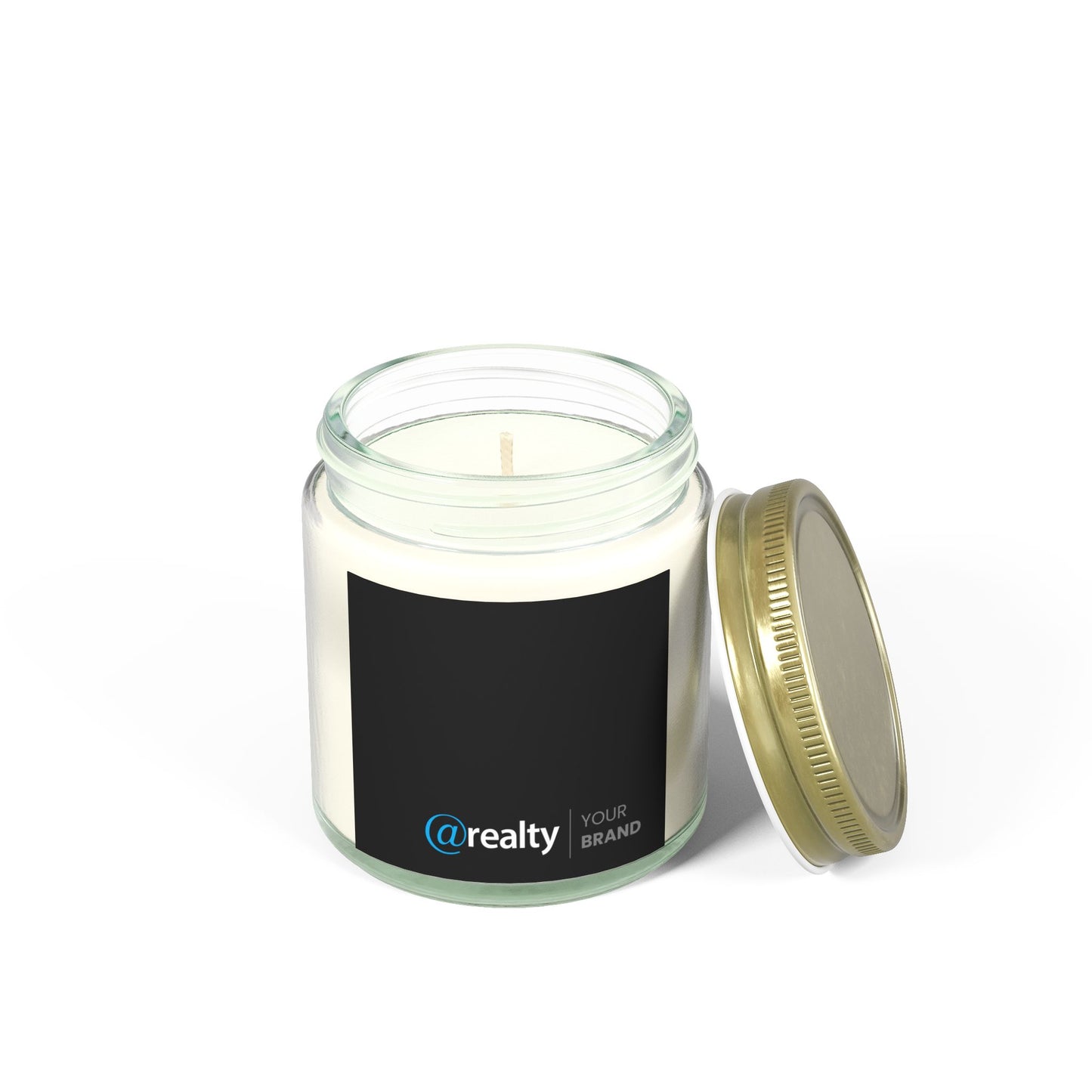 Co-Branded Scented Candles, Coconut Apricot Wax (4oz, 9oz)
