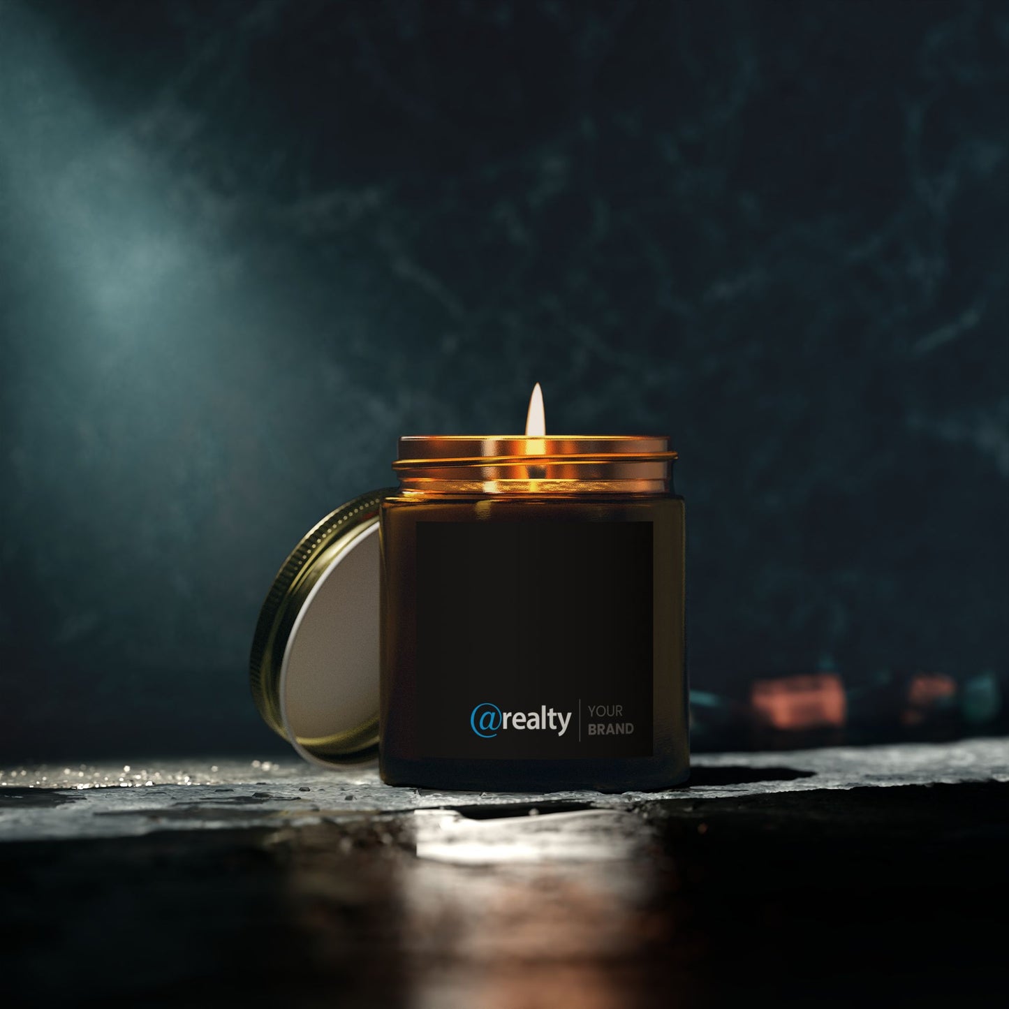 Co-Branded Scented Candles, Coconut Apricot Wax (4oz, 9oz)
